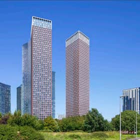 How the two 56-storey Park Place towers might look
