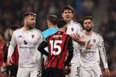 Harry Maguire was sent off in Manchester United's draw with Bournemouth