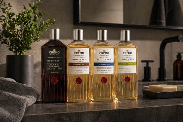 Some of Cremo’s fragrances and body washes are also included in the sale