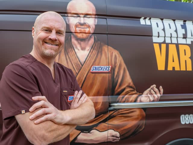 With VAR delays continuing to frustrate football fans, Snickers has teamed up with former Burnley FC manager Sean Dyche to launch the world's first VAR spa.