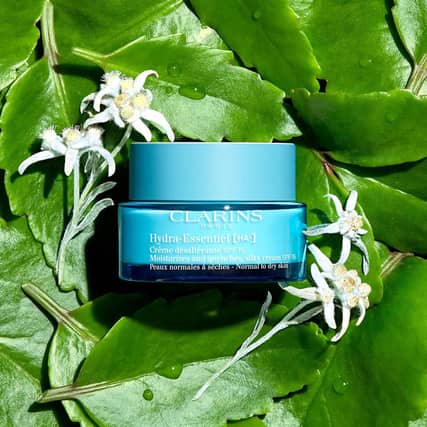 Clarins Hydra-Essentiel combines hydration with SPF15 protection in an everyday skincare formula