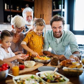 Sainsbury’s three for £8 picky bits deal offers easy family dinner solutions for fussy kids. Photo posed by models. Photo by Adobe Stock.