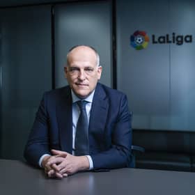 LaLiga president Javier Tebas(Handout from The Playbook/PA)