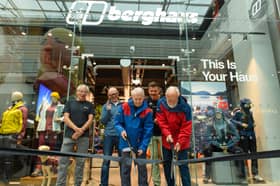 Co-founder Pete Lockey and brand ambassador Sir Chris Bonington officially cut the ribbon