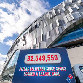 More than 32 million pizzas have been delivered by Domino's since Spurs last scored
