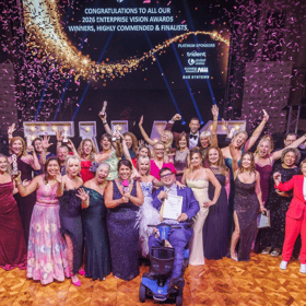 Winners of the Enterprise Vision Awards (EVAs) 2026, pictures at Empress Ballroom, Blackpool Winter Gardens