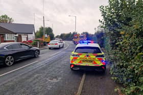 The collision appears to have occurred on the line near Bent Lane, Church Road and Heald House Road, where fire crews, police and Network Rail are working at the scene.