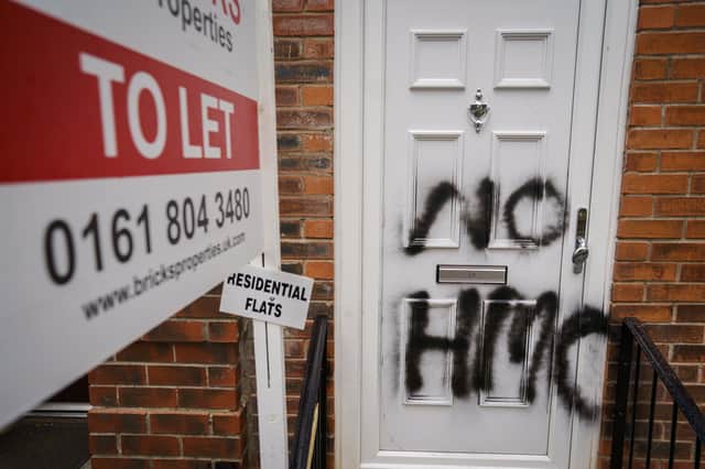 Greater Manchester Police said there had been 46 properties damaged across the city region since 5 October, including in Salford, Tameside and Stockport.