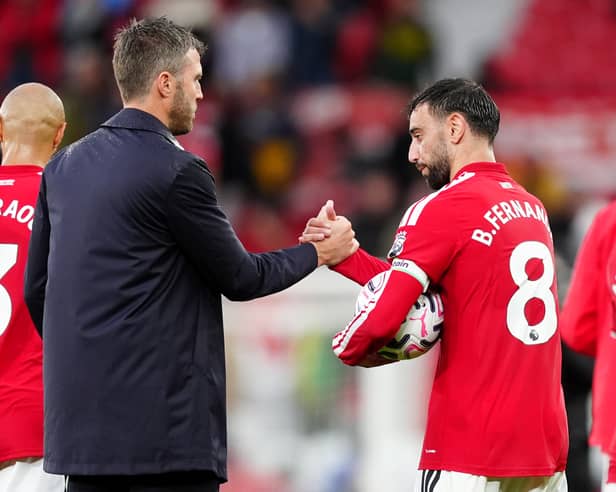 Manchester United head coach Michael Carrick and captain Bruno Fernandes have held clear-the-air talks.