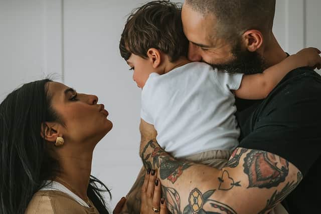 Nathan with his family