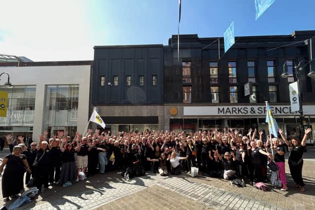 The choir after a recent flashmob