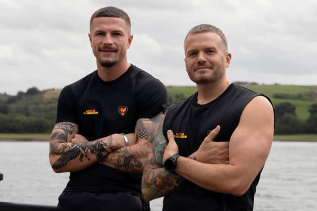 Matthew O’Connor and Joe Hughes are running 412 miles across Britain in just nine days to raise vital funds for childhood cancer charity