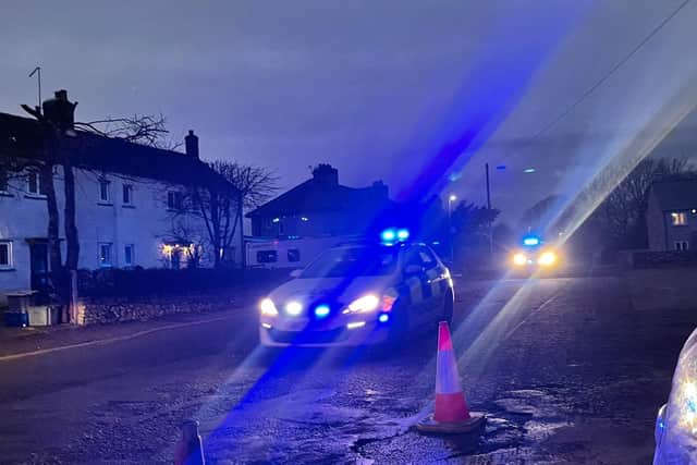Road closures remain in place today (Wednesday, January 19) and are expected to continue for some time. Pic credit: Thomas Beresford