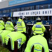 Police at Elland Road 