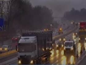 All lanes are now open after the accident on the southbound carriageway, but the earlier closure has caused congestion between J24 (Ashton-in-Makerfield) and J23 (Haydock)