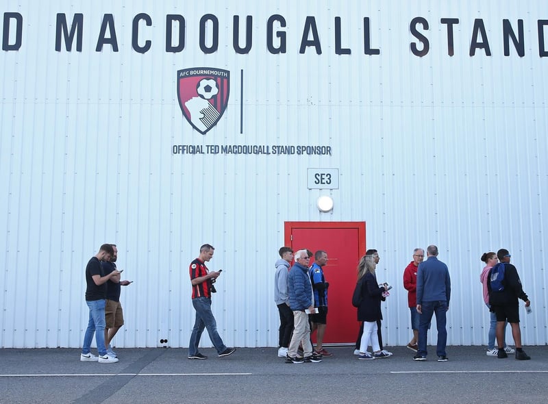The cheapest Bournemouth season ticket costs £550.