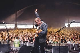 The Lathums performed in front of a packed tent at Neighbourhood Weekender