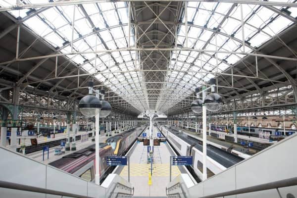 Train services between Preston and Manchester are delayed after a trespasser ran onto the tracks at Piccadilly station this morning (Monday, October 18). Pic credit: Network Rail