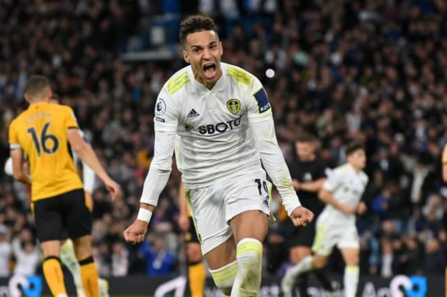 BACK IN - Leeds United forward Rodrigo has been named in Luis Enrique's Spain squad for crucial World Cup qualifiers this month. Pic: Bruce Rollinson