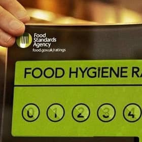Food hygiene ratings have been awarded