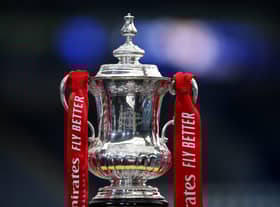 The FA Cup trophy. Photo: Getty Images.