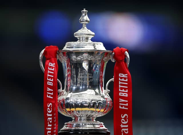 The FA Cup trophy. Photo: Getty Images.