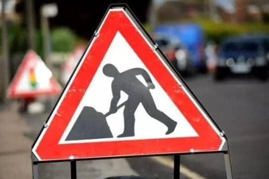 Roadworks for Manchester 