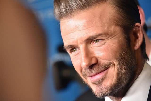 David Beckham, UNICEF's Goodwill Ambassador, who handed his Instagram account over to a Ukrainian doctor today (Monday) and who has made a £1m donation to the charity's emergency appeal. Picture by Getty