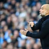 Manchester City's manager Pep Guardiola: LINDSEY PARNABY/AFP via Getty Images