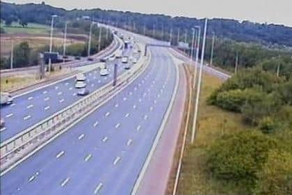 Traffic is was stopped on the M6 southbound between J32 (Preston) and J31a (Ribbleton) for a vehicle fire to be extinguished