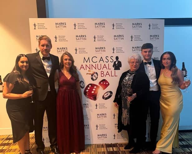 L-R Rajveer Sangha, Nathan Jones, Laura Halloran, Becky Hughes, Conor Brooks, Terri Bishop.