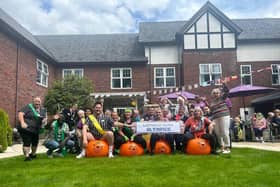 Residents at Ladybrook Manor enjoy sports day