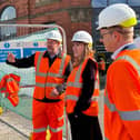 Work is currently underway on the regeneration of Ashton’s famous market square, with the transformative project being funded by the UK Government’s Levelling Up Fund and Tameside Council.