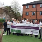 Rose Court Care Home Celebrating CQC Success
