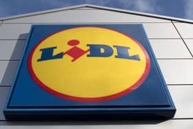 Signage is pictured at another branch of Lidl supermarket Credit: AFP via Getty Images)