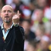 Manchester United's Dutch manager Erik ten Hag has injury and availability issues ahead of Brighton