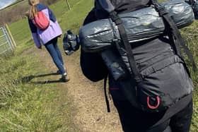 Invicta Scouts on a hike