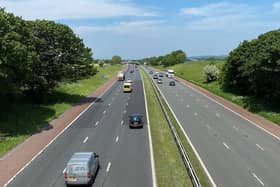 The M6 closure between J33 and 32 in Lancashire lead to tailbacks on a previous weekend during the roadworks Photo: Highways England
