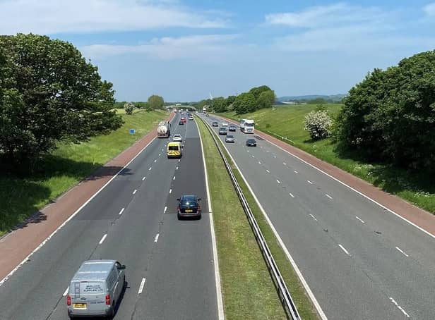 <p>The M6 closure between J33 and 32 in Lancashire lead to tailbacks on a previous weekend during the roadworks Photo: Highways England</p>