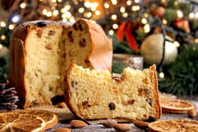 Panettone - traditional Italian Christmas cake