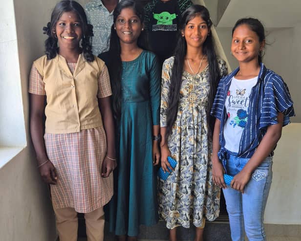The pupils benefitting from Pinnacle's donation