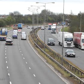 The M6 motorway which is expected to be busy this Friday 