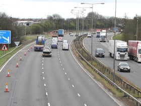 The M6 motorway which is expected to be busy this Friday 