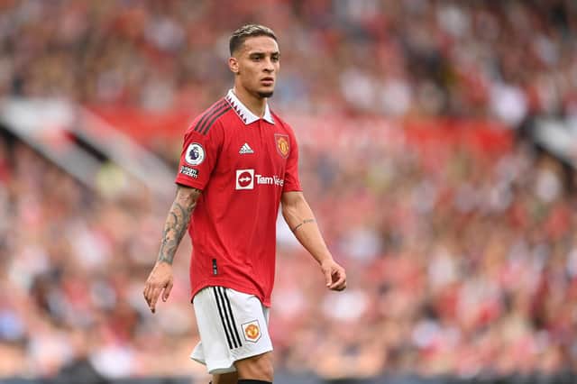 Antony joined Manchester United from Ajax for a fee of around £85m. Picture: Michael Regan/Getty Images.