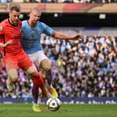 Man City’s Erling Haaland. 