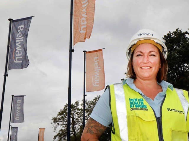 Shelly McLean, who joined Bellway as a trainee assistant site manager after taking part
