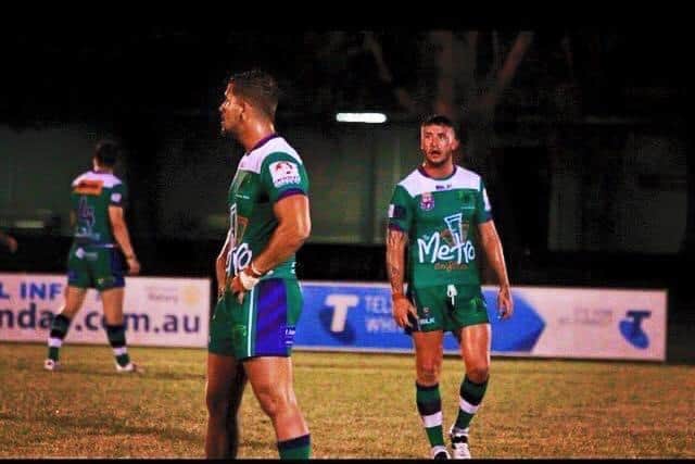 Ricky Murphy in his rugby playing days in Australia