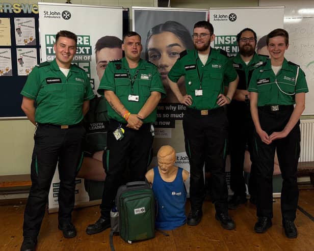 Volunteers at the new Stretford Cadet unit