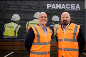 Mike Foy (left) with Dean Johnston (right)