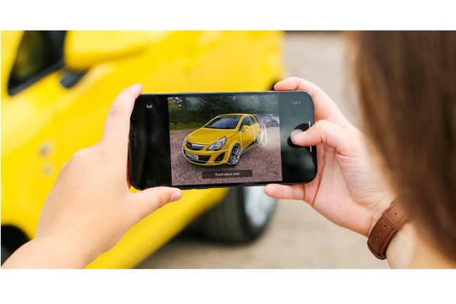 Motorway’s free and easy car profiling app includes an AI photo assistant to help you get the best shots of your vehicle. Supplied picture